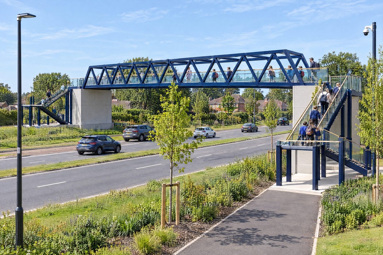 The Vanguard Footbridge open to the public